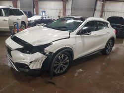 Salvage cars for sale at Lansing, MI auction: 2019 Infiniti QX30 Luxe