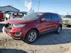 Salvage cars for sale at Pekin, IL auction: 2015 Ford Edge SEL