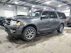 Salvage cars for sale at Ham Lake, MN auction: 2016 Ford Expedition EL XLT