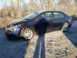 Salvage cars for sale at Cicero, IN auction: 2021 Toyota Corolla LE