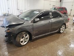 Salvage cars for sale at Franklin, WI auction: 2013 Toyota Corolla Base