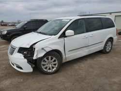 Salvage cars for sale at Kansas City, KS auction: 2014 Chrysler Town & Country Touring