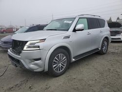 Salvage cars for sale at Eugene, OR auction: 2021 Nissan Armada SL