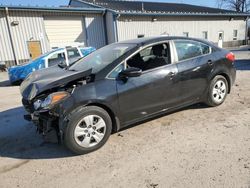 KIA salvage cars for sale: 2015 KIA Forte LX