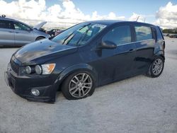 Salvage cars for sale at Arcadia, FL auction: 2015 Chevrolet Sonic LT