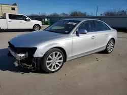 Salvage cars for sale at Wilmer, TX auction: 2013 Audi A4 Premium Plus