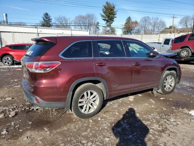 2015 Toyota Highlander LE