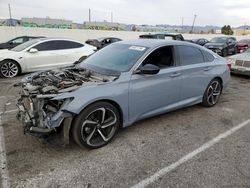 Salvage cars for sale at Van Nuys, CA auction: 2022 Honda Accord Sport