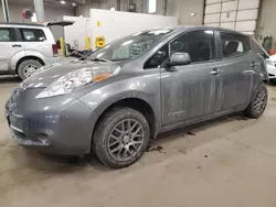 Nissan Leaf Vehiculos salvage en venta: 2015 Nissan Leaf S