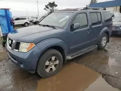 Nissan salvage cars for sale: 2007 Nissan Pathfinder LE