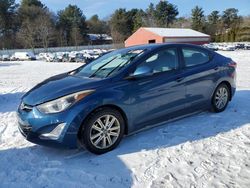 Salvage cars for sale at Mendon, MA auction: 2014 Hyundai Elantra SE