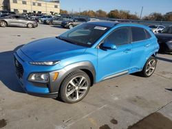 Hyundai Kona salvage cars for sale: 2019 Hyundai Kona Limited