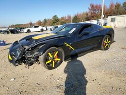 Salvage cars for sale at Memphis, TN auction: 2017 Chevrolet Corvette Stingray 2LT