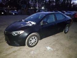 Salvage cars for sale from Copart North Billerica, MA: 2015 Toyota Corolla L