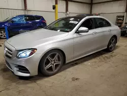 Mercedes-Benz salvage cars for sale: 2017 Mercedes-Benz E 300 4matic