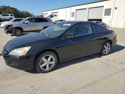 Salvage cars for sale at Gaston, SC auction: 2004 Honda Accord EX