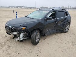 Salvage cars for sale at New Braunfels, TX auction: 2019 Jeep Cherokee Latitude Plus