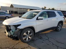 Salvage cars for sale at Fresno, CA auction: 2020 Chevrolet Traverse LT