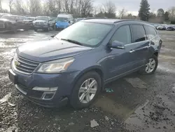 Salvage cars for sale at Portland, OR auction: 2014 Chevrolet Traverse LT