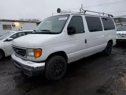 Salvage cars for sale at New Britain, CT auction: 2005 Ford Econoline E150 Wagon