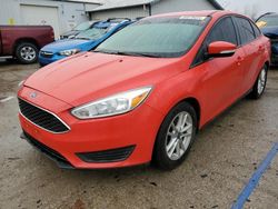 Salvage cars for sale at Pekin, IL auction: 2016 Ford Focus SE