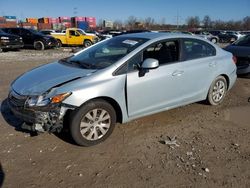 Salvage cars for sale at Columbus, OH auction: 2012 Honda Civic LX