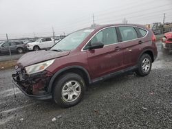 Honda salvage cars for sale: 2015 Honda CR-V LX