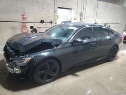 Salvage cars for sale at Blaine, MN auction: 2020 Honda Accord Sport