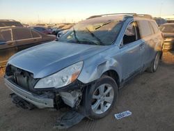 Salvage cars for sale at Brighton, CO auction: 2013 Subaru Outback 2.5I Premium