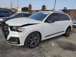 Salvage cars for sale at Wilmington, CA auction: 2024 Audi SQ7 Premium Plus