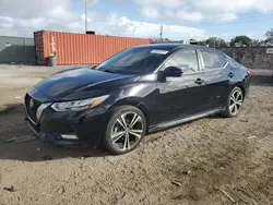 Nissan Vehiculos salvage en venta: 2021 Nissan Sentra SR