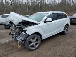 Salvage cars for sale at Cookstown, ON auction: 2015 Audi Q7 TDI Prestige