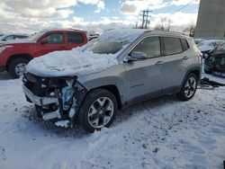 Salvage cars for sale at Wayland, MI auction: 2019 Jeep Compass Limited