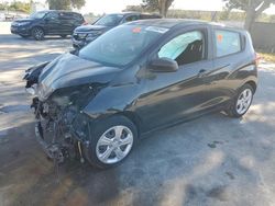 Salvage cars for sale at Orlando, FL auction: 2021 Chevrolet Spark LS