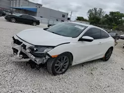 Salvage cars for sale at Opa Locka, FL auction: 2019 Honda Civic EX