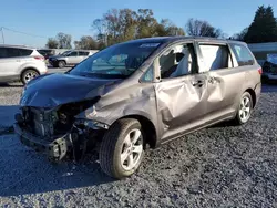 Salvage cars for sale at Gastonia, NC auction: 2015 Toyota Sienna