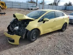 Salvage cars for sale at Oklahoma City, OK auction: 2016 KIA Rio LX