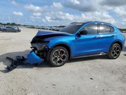 Salvage cars for sale at West Palm Beach, FL auction: 2024 Alfa Romeo Stelvio TI