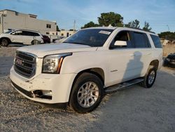 Salvage cars for sale at Opa Locka, FL auction: 2017 GMC Yukon SLT