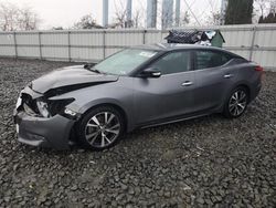 Vehiculos salvage en venta de Copart Windsor, NJ: 2017 Nissan Maxima 3.5S