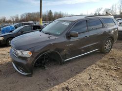 Salvage cars for sale at Chalfont, PA auction: 2018 Dodge Durango SXT