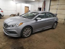 Buy Salvage Cars For Sale now at auction: 2017 Hyundai Sonata Sport