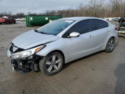 Salvage cars for sale at Ellwood City, PA auction: 2018 KIA Forte LX