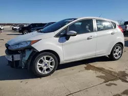 Salvage cars for sale at Grand Prairie, TX auction: 2015 Ford Fiesta SE