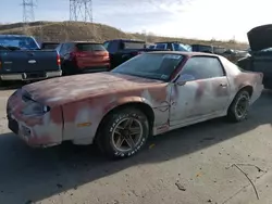 Salvage cars for sale at Littleton, CO auction: 1987 Chevrolet Camaro