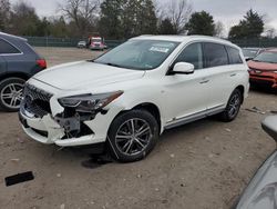 Infiniti salvage cars for sale: 2017 Infiniti QX60