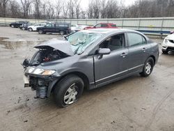 Salvage cars for sale at Ellwood City, PA auction: 2010 Honda Civic LX