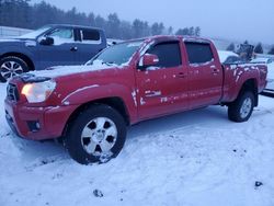 Salvage cars for sale at Windham, ME auction: 2012 Toyota Tacoma Double Cab Long BED