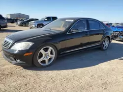 Salvage cars for sale at Amarillo, TX auction: 2007 Mercedes-Benz S 550