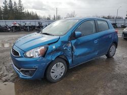 Salvage cars for sale at Bowmanville, ON auction: 2018 Mitsubishi Mirage ES